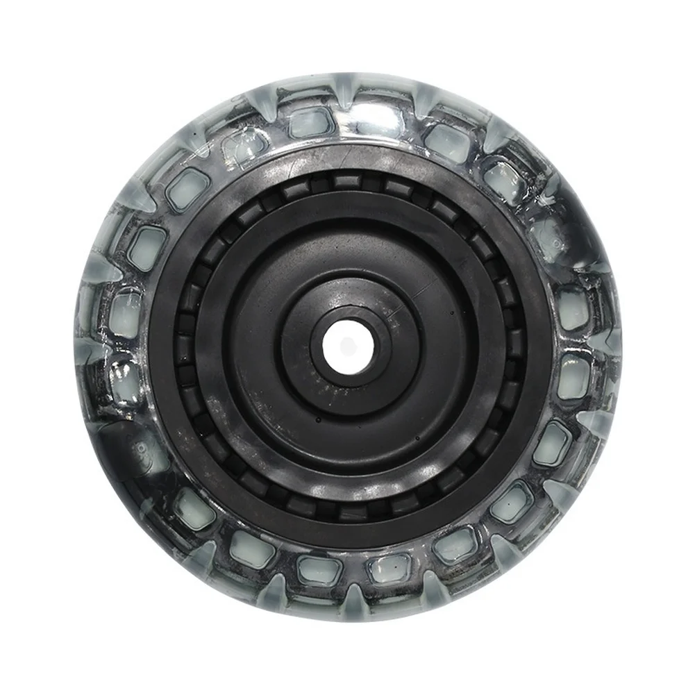 Swivel Casters for Grill Carts 6 Inch Transparent 150x75mm PP PVC Wheels with 3mm Thickness Load Bearing Design