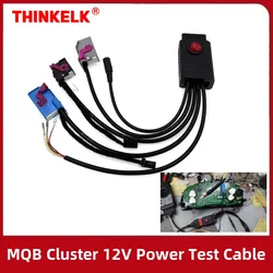 MQB Cluster 12V Power Test Cable 4th ID48 Key Program Cable 5th Cluster Cable MQB NEC35XX Cable MQB48 Instrument Cable fit VVDI2