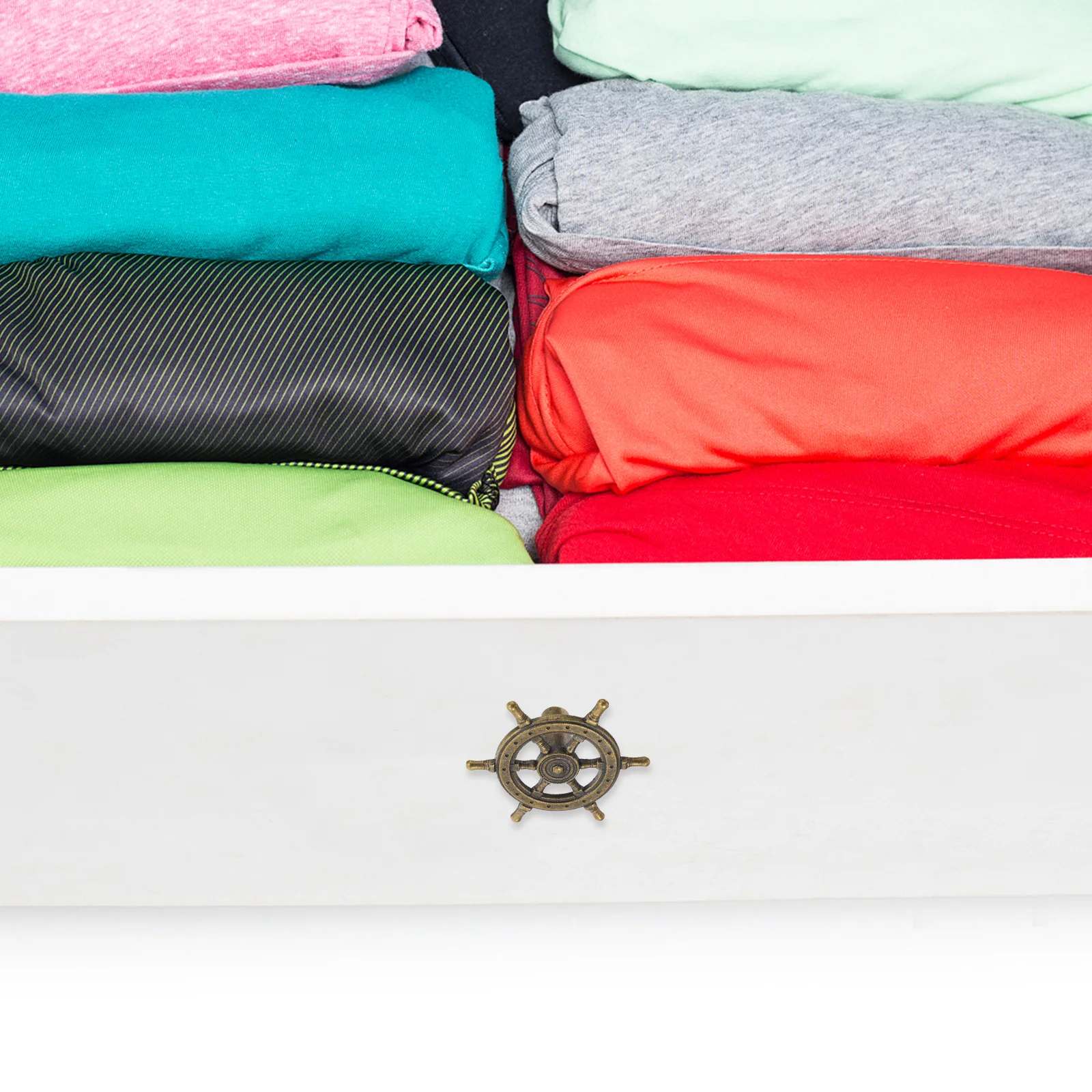 4 قطعة مرساة السفينة درج يسحب الرجعية بحري مقابض للخزانة للأثاث أجهزة المطبخ مقابض أدراج معدنية نمط خمر