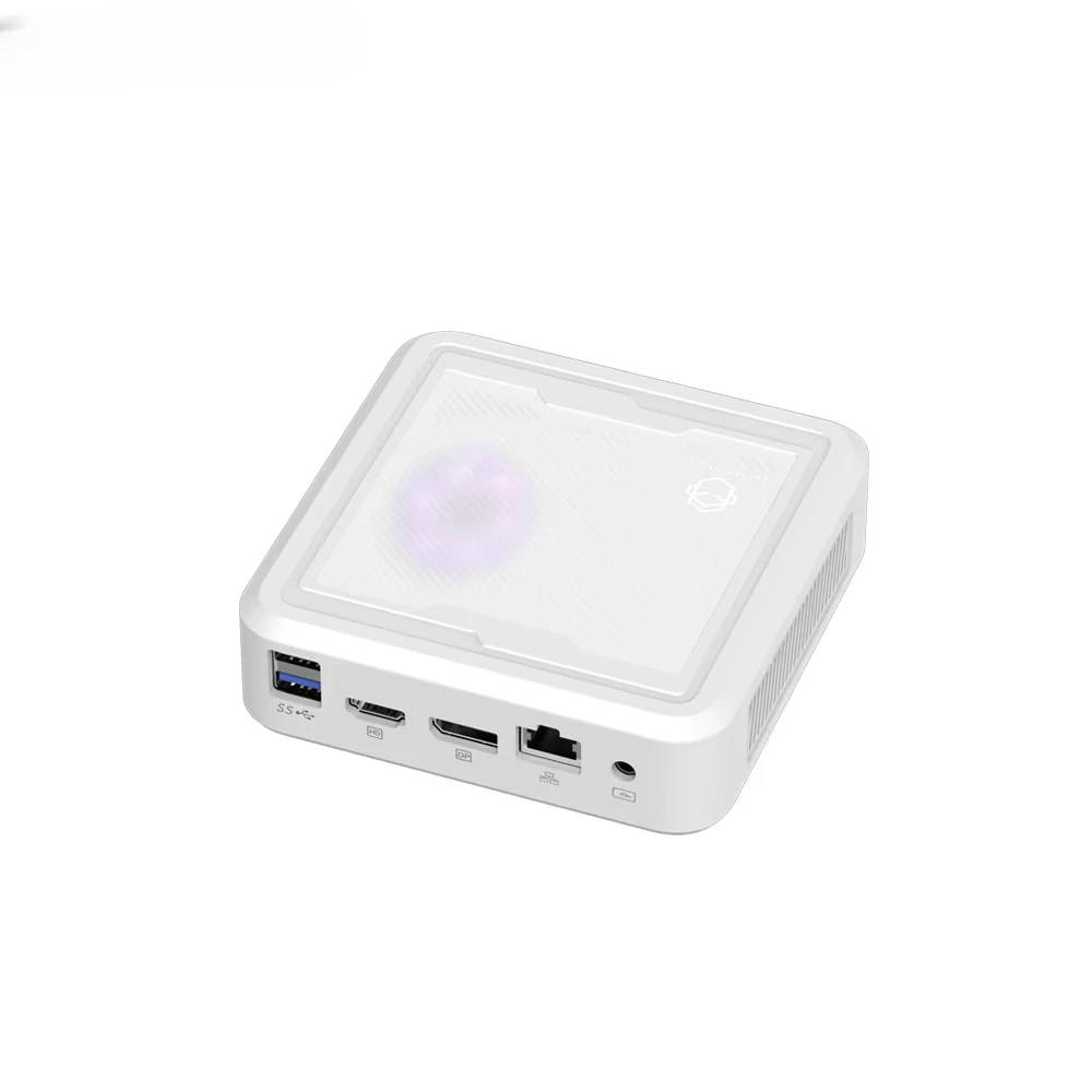 2024 GenMachine New AMD Ryzen 7 2700U Mini PC 2.2GHz-3.8GHz Desktop Computer Win11 DDR4 M.2 2280 NVMe WIFI5 MINI PC