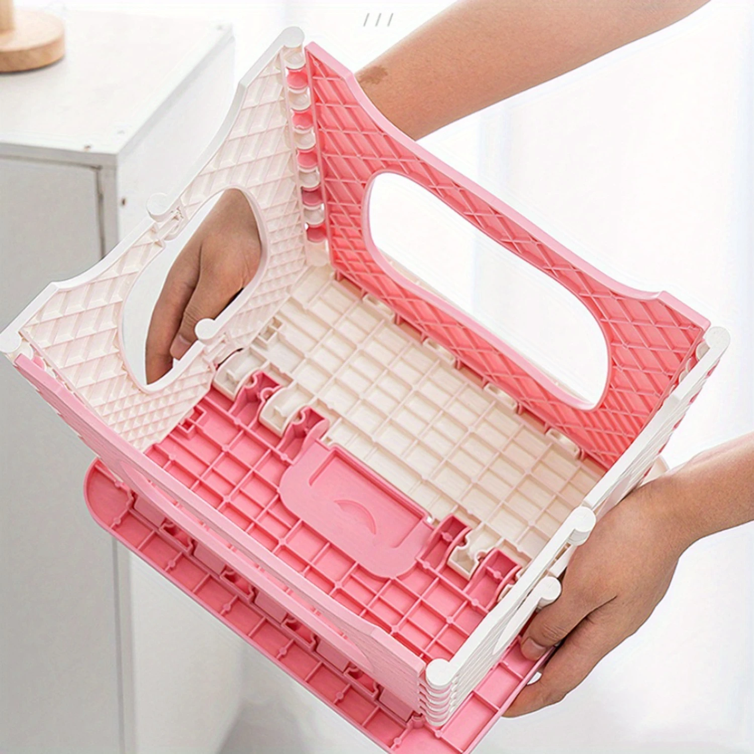 Portable Folding Stool - Durable Pp, Square Design For Outdoor Activities, Fishing &  Use