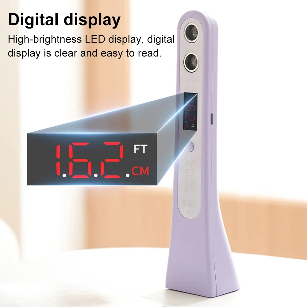 

Smart Digital Height Measuring Device Ultrasonic Height Measurement Tool Handheld Cordless Height Measurement Device for Kids