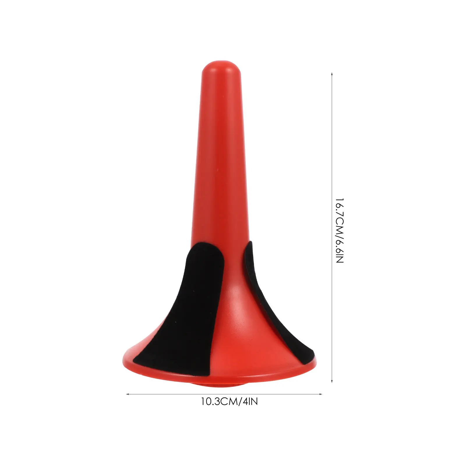Portable Trumpet Stand Foldable Tripod Structure Detachable Metal Legs Soft Fabric Cushions for Trumpet Cornet Flugelhorn