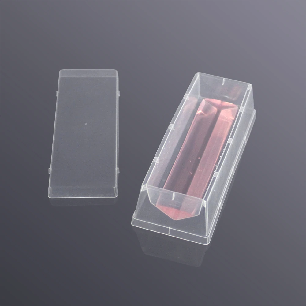 5Pcs a Pack 60ml Lab Reagent Reservoir V-Bottom with Lid Autoclavable Rnase Dnase-Free Non-Sterile Reagent Tank