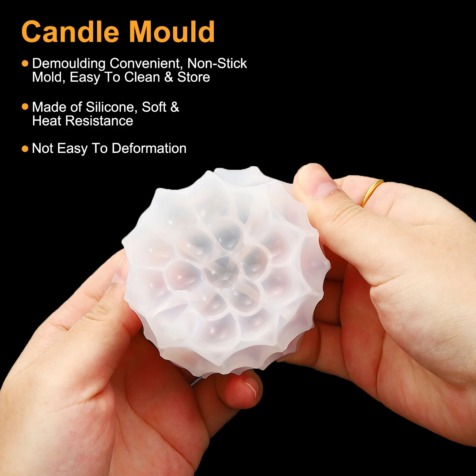 3D Silicone Nó Bola Vela Fazendo Molde, Molde Multi Forma, Artesanato De Resina, Fazendo Para Mesa, Decoração De Casa