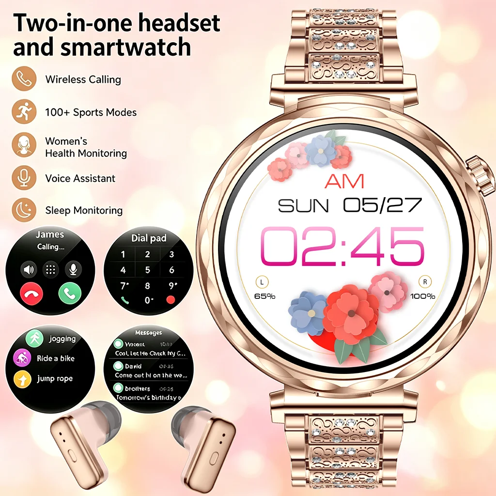 Smartwatch Noise Watches - Relógio inteligente 2 em 1 com