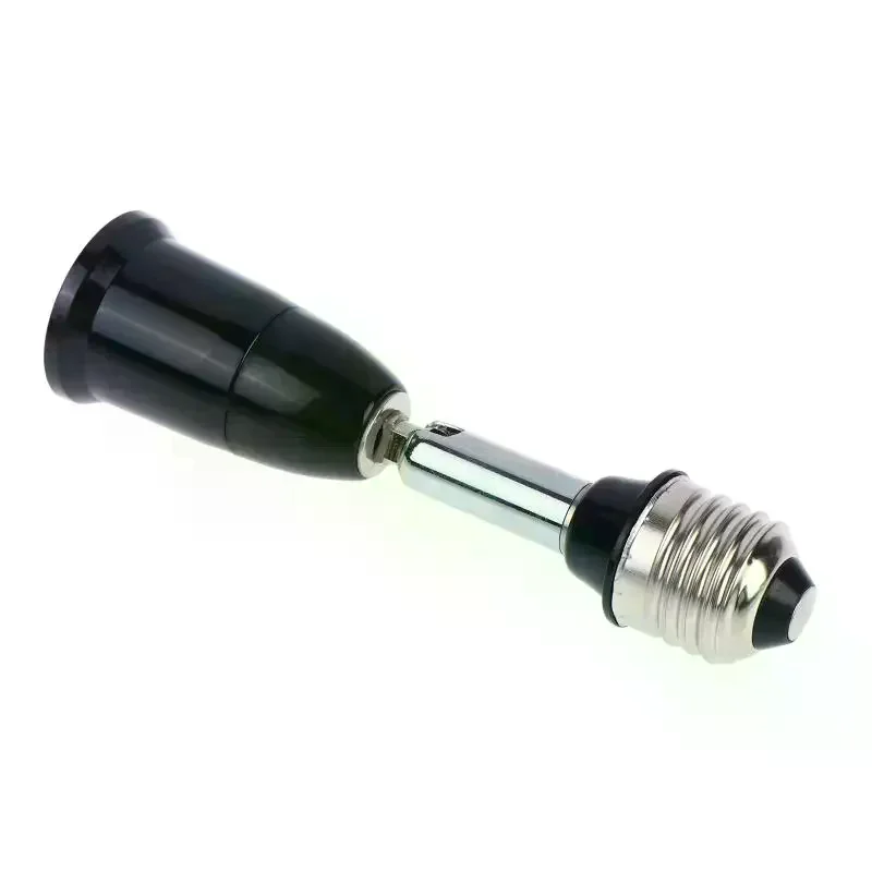 1Pc E27 To E27 LED Light Bulb Lamp Holder Flexible Extension Adapter Socket Extend Converter Wall Base Holder Screw
