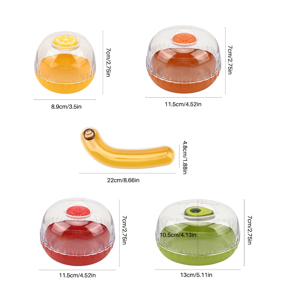 Vegetable Fruits Airtight Crisper Refrigerator Food Storage Box Portable Tomato Avocado Fresh Lemon Storage Food-Grade Fruit Box - view 6