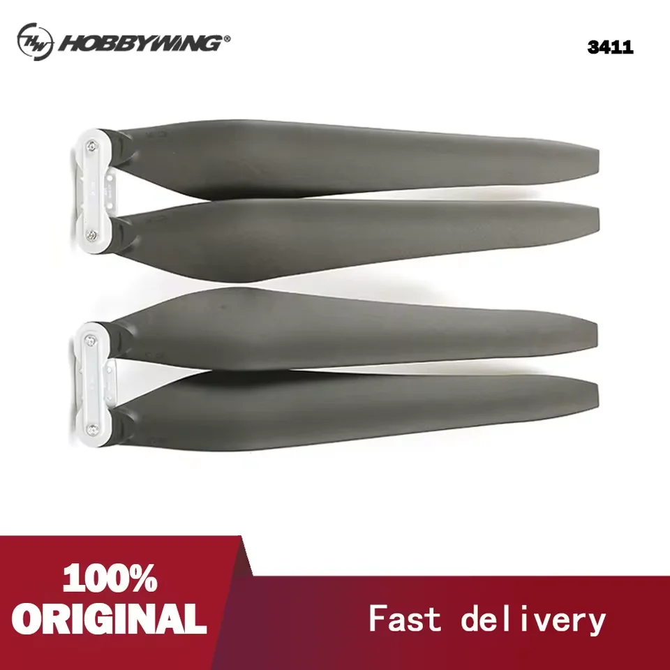 Original Hobbywing 3411 X9 Motor FOC Folding Carbon Fiber Plastic CW CCW Propeller for the Power System Agricultural Frame