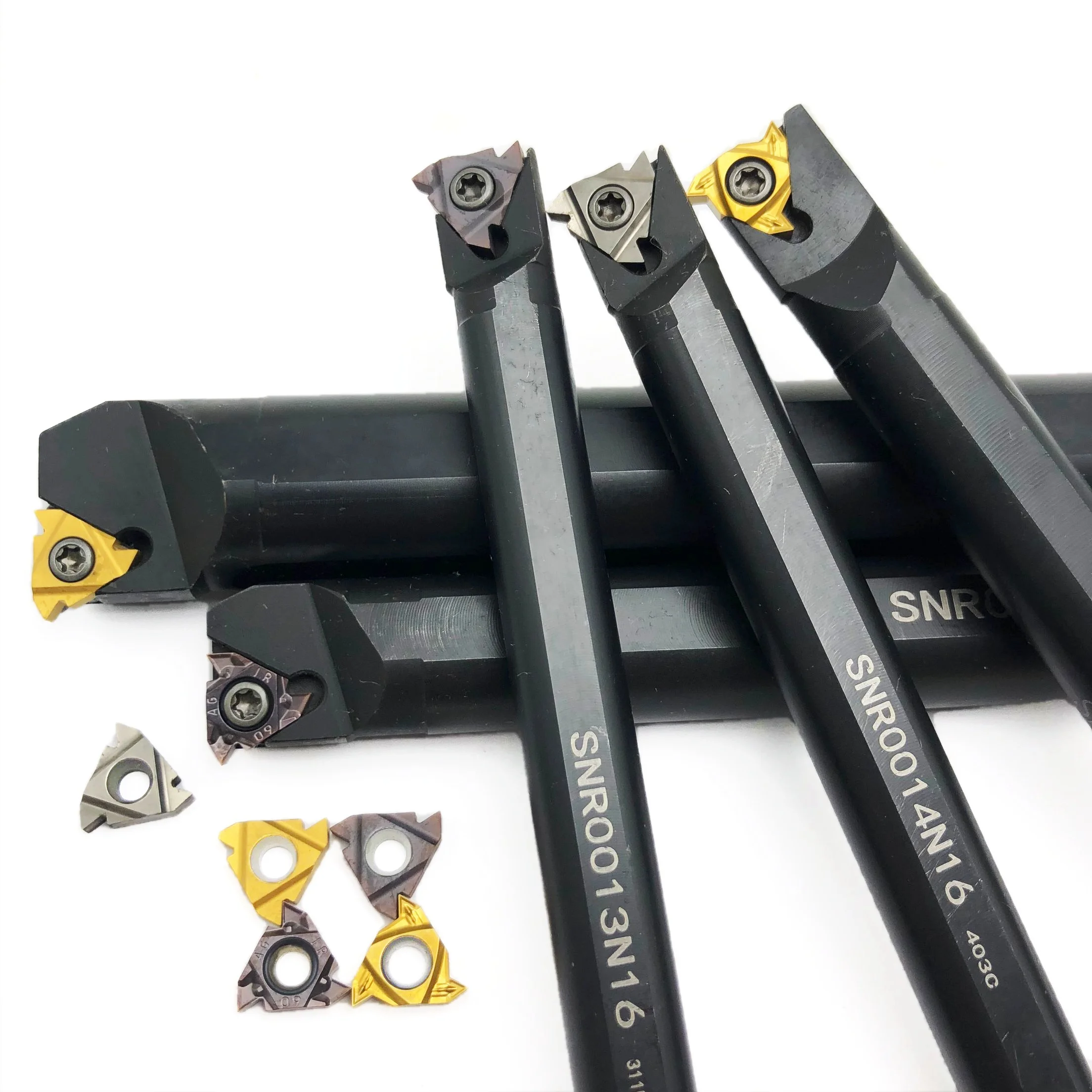 CNC bubut holder 0014N16 0016Q16 0020R16 0025S16 alat pemutar benang internal pemegang masukkan batang bor untuk 16IR AG60 pisau