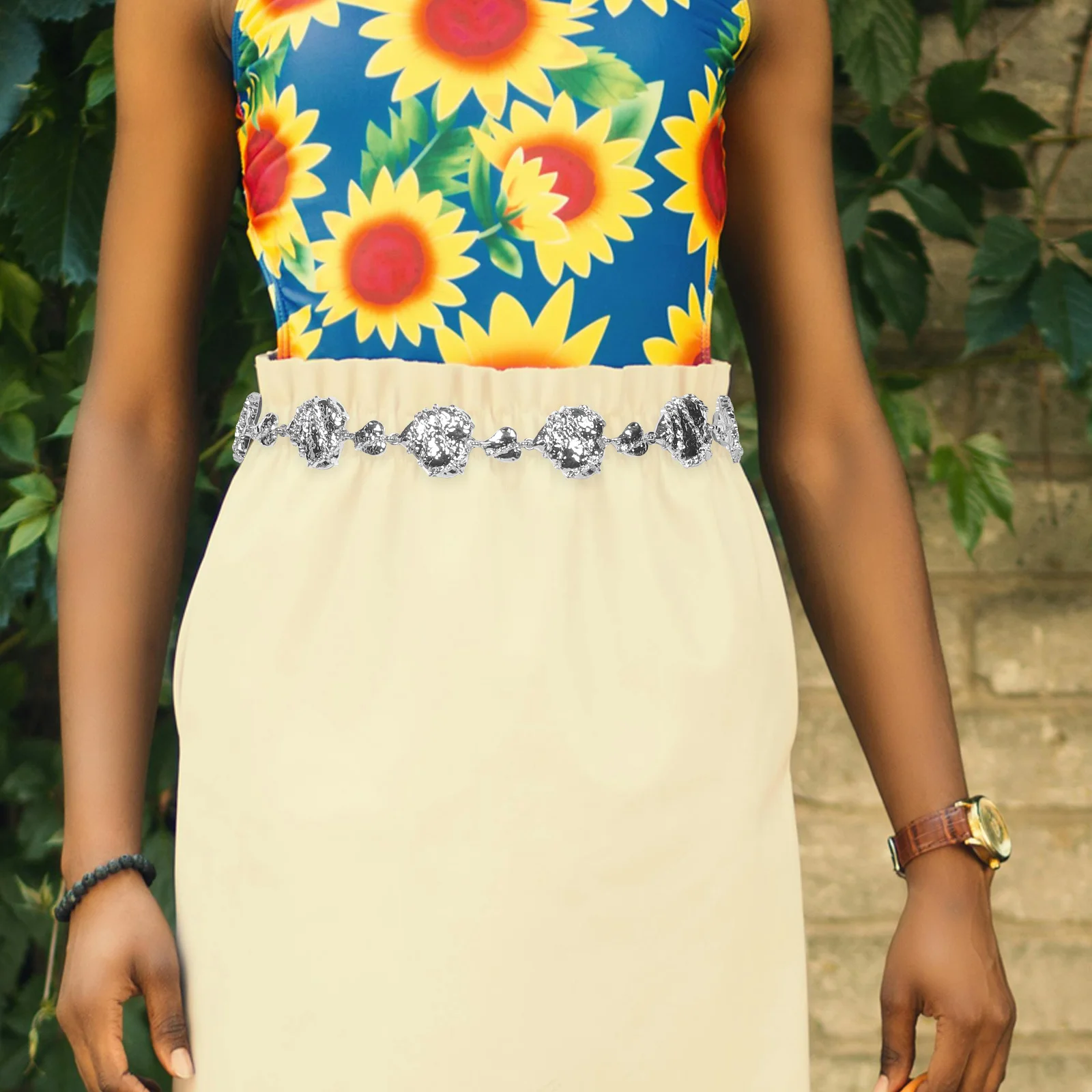 

Adjustable Love Heart Waist Chain Pink Slimming Waistband Breathable Shaping Sexy Waist Accessory