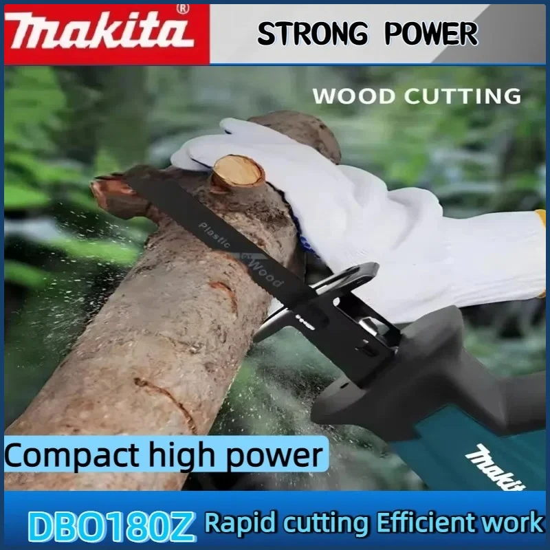 ماكيتا DJR189 منشار ترددي كهربائي بدون فرش قابل لإعادة الشحن منشار قطع المعادن النجارة 18 فولت منشار كهربائي محمول باليد