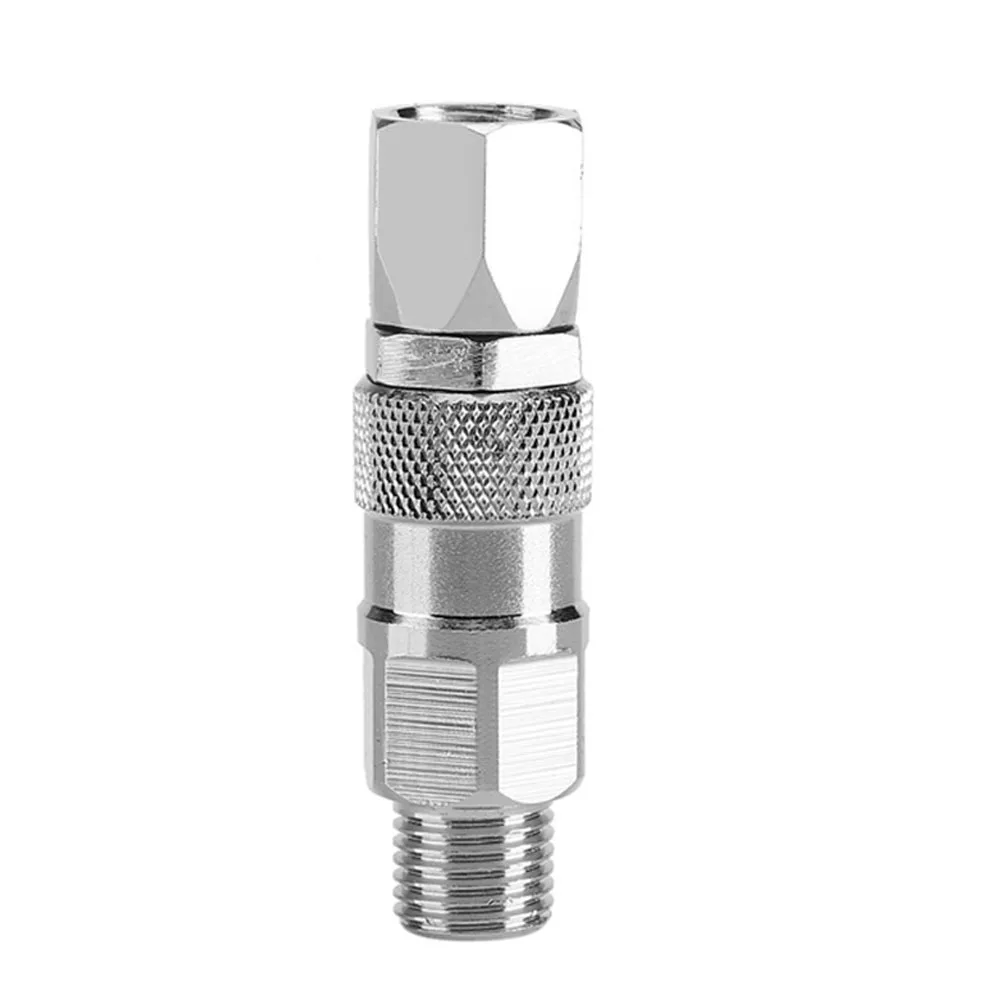 Airless Pistola de Pulverizador de Mangueira Giratória Airless Alta Pressão Pistola de Pulverização Mangueira Giratória Conjunta para Pintura Pulverizador Aço Inoxidável 1
