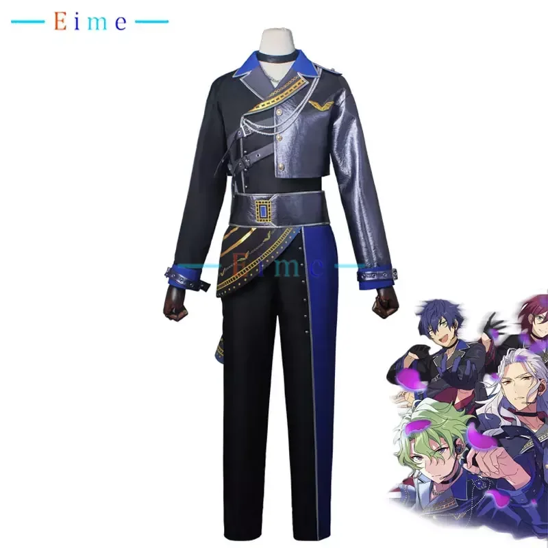 Gioco Ensemble Stars Tomoe Hiyori Costume Cosplay abbigliamento Anime vestito da festa cappotto camicia pantaloni cappello uniformi di Halloween su misura