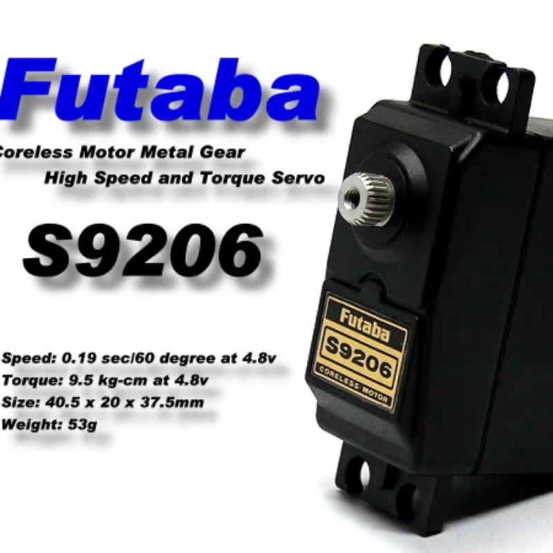 

FUTABA S9206 Standard Powerful Servo Metal teeth 9.5kg/0.19/4.8V