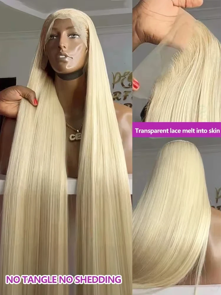 30 40 pollici 613 miele biondo HD 13x6 parrucche anteriori in pizzo per capelli umani Remy colorato brasiliano una parrucca frontale in pizzo trasparente dritto