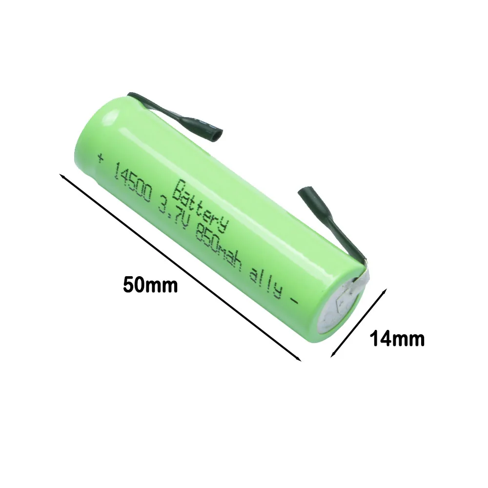 Bateria do szczoteczki elektrycznej 850mAh 3.7V do trymera do brody Remington HC5810 |   Zastępuje Ronda IFR14500 — zdjęcie produktu 6