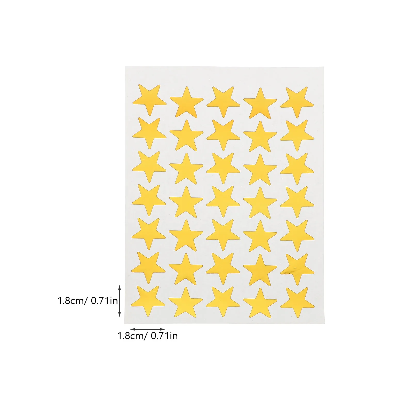 2 Bags Removable Pentagram Shaped Exhibit Stickers Self Adhesive Decor Reward Labels for Students Teachers Classroom Inspiration