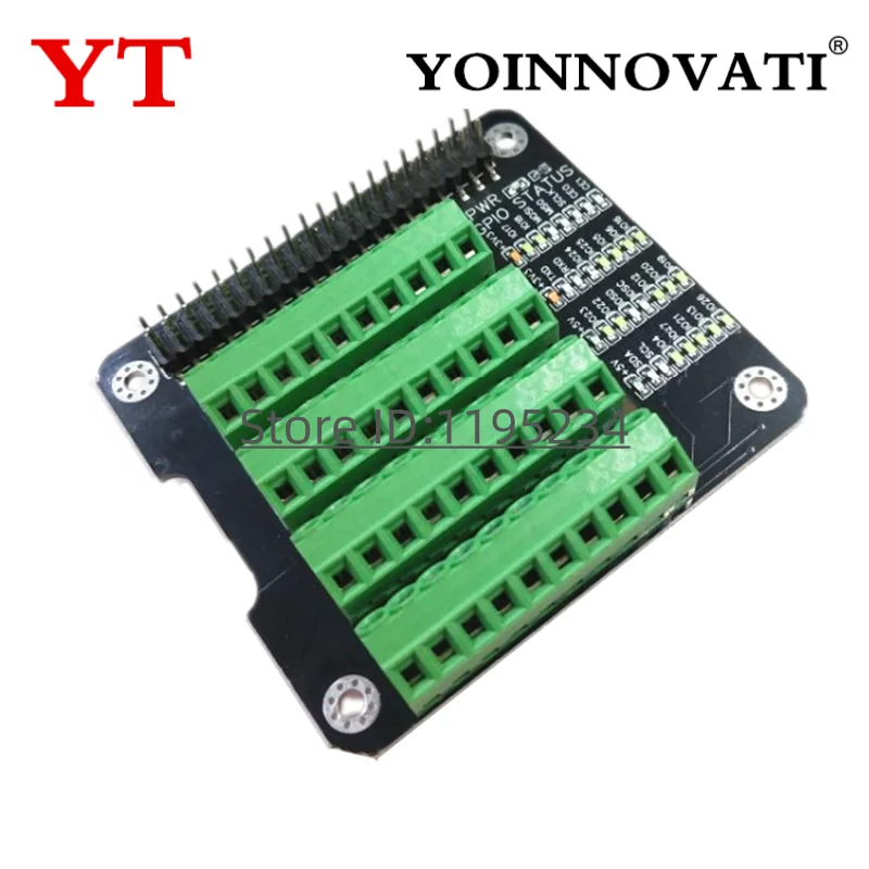 GPIO Expansion Board for Raspberry Pi Raspberry Pi 3B/3B+/4B/ZERO Terminal Interface Module
