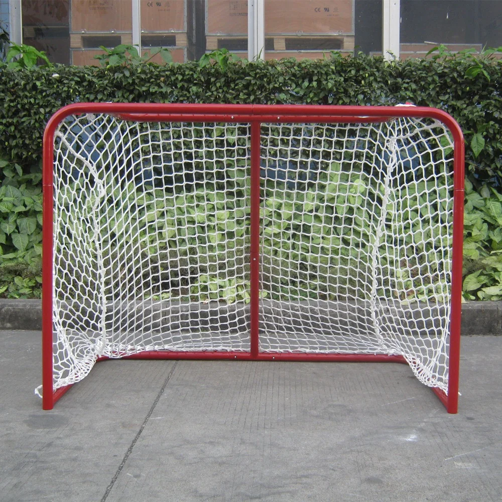 

Official Portable Junior Goal Steel Regulation 48"X36" Ice Hockey Goal Post Net for Street Hockeypromote sales