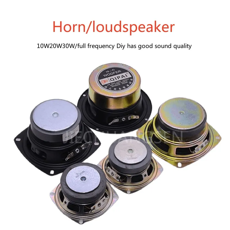 

2PCS/LOT 3 "4"5 "Small Speaker4Ω/8Ω10W20W30W Car Speaker Stereo Tweeter Bass Full Frequency Speaker