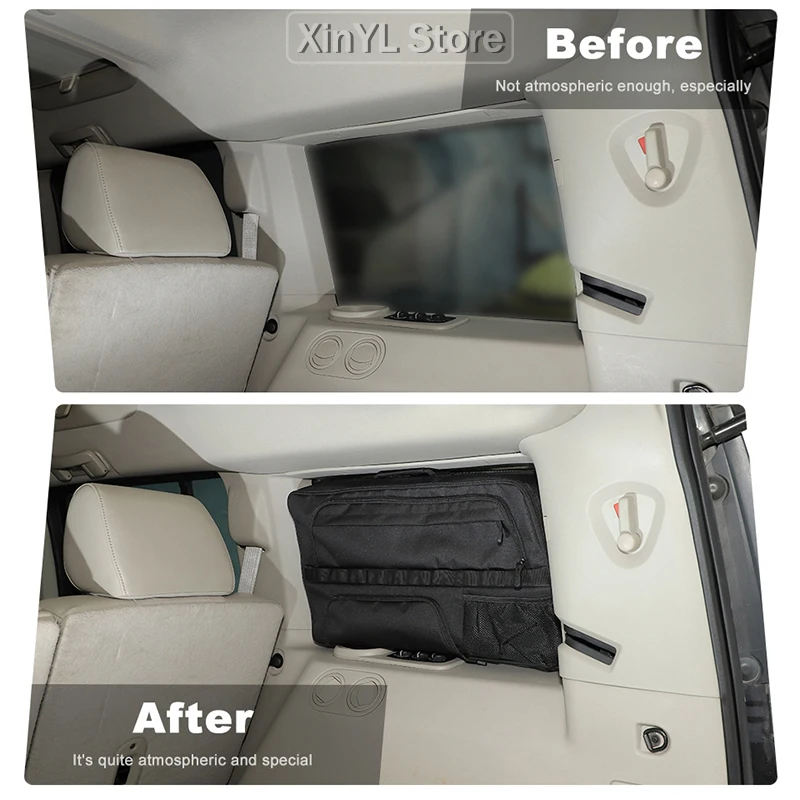 Car Rear Side Window Storage Bag Pouch Organizer For Jeep Grand Commander 2006 2007 2008 2009 2010 Auto Interior Accessories