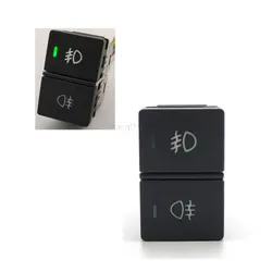 For Honda Dual Switch Car LED Light Front Fog lamp Rear Fog Lamp Switch Button Modified Switch Button With Wire
