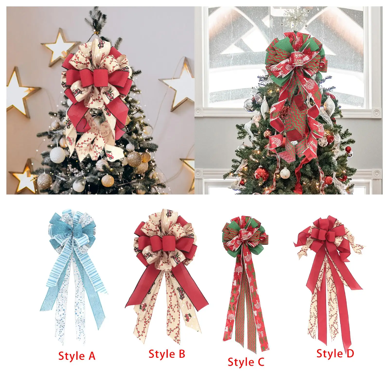 Árvore de Natal Topper Arco Criativo Decorativo Guirlanda de Natal Arco de Natal