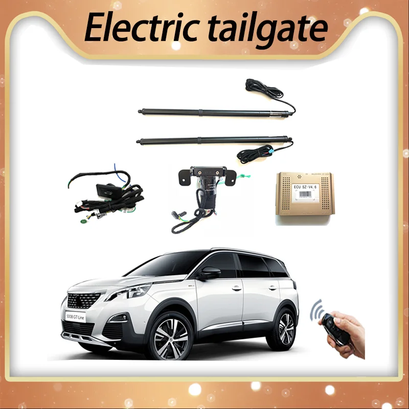 For Peugeot 5008 2017+ control of the trunk electric tailgate door car lift  automatic trunk opening drift drive power