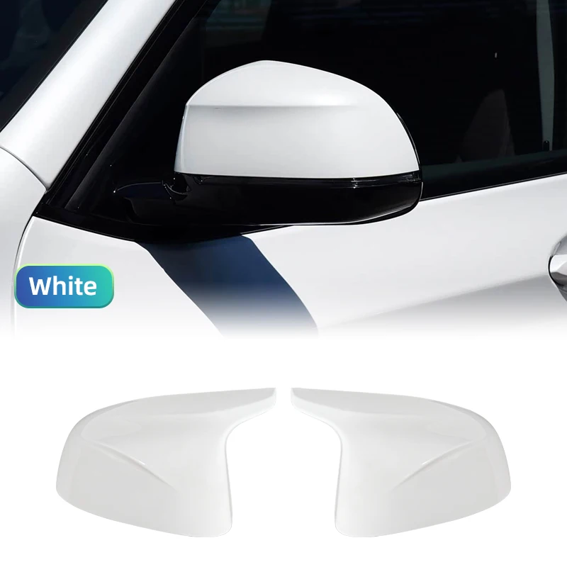 2Pcs Glossy Black carbon pattern Rear Side View Mirror Covers Shell Replacement For BMW X3 G01 ix3 X4 G02 X5 G05 X6 G06 X7 G07 - view 6
