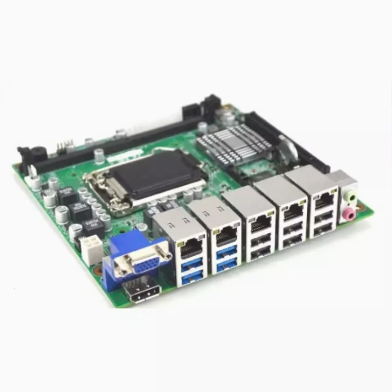 

EITX-7580 Industrial motherboard 1151 pin multi-network port service visual games dedicated mini motherboard