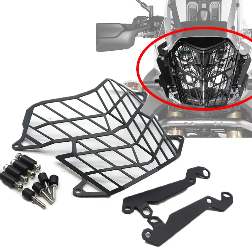 

Motorcycle Front Headlight Guard Cover Protector For 2018-2021 YAMAHA XTZ700 XT700Z T7 TENERE 700