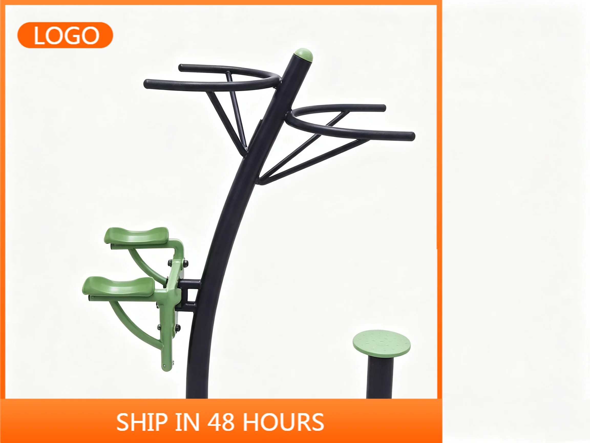 Galvanized Steel 2 in 1 Air Walker & Waist Twister Flyingkids Outdoor Fitness Equipment