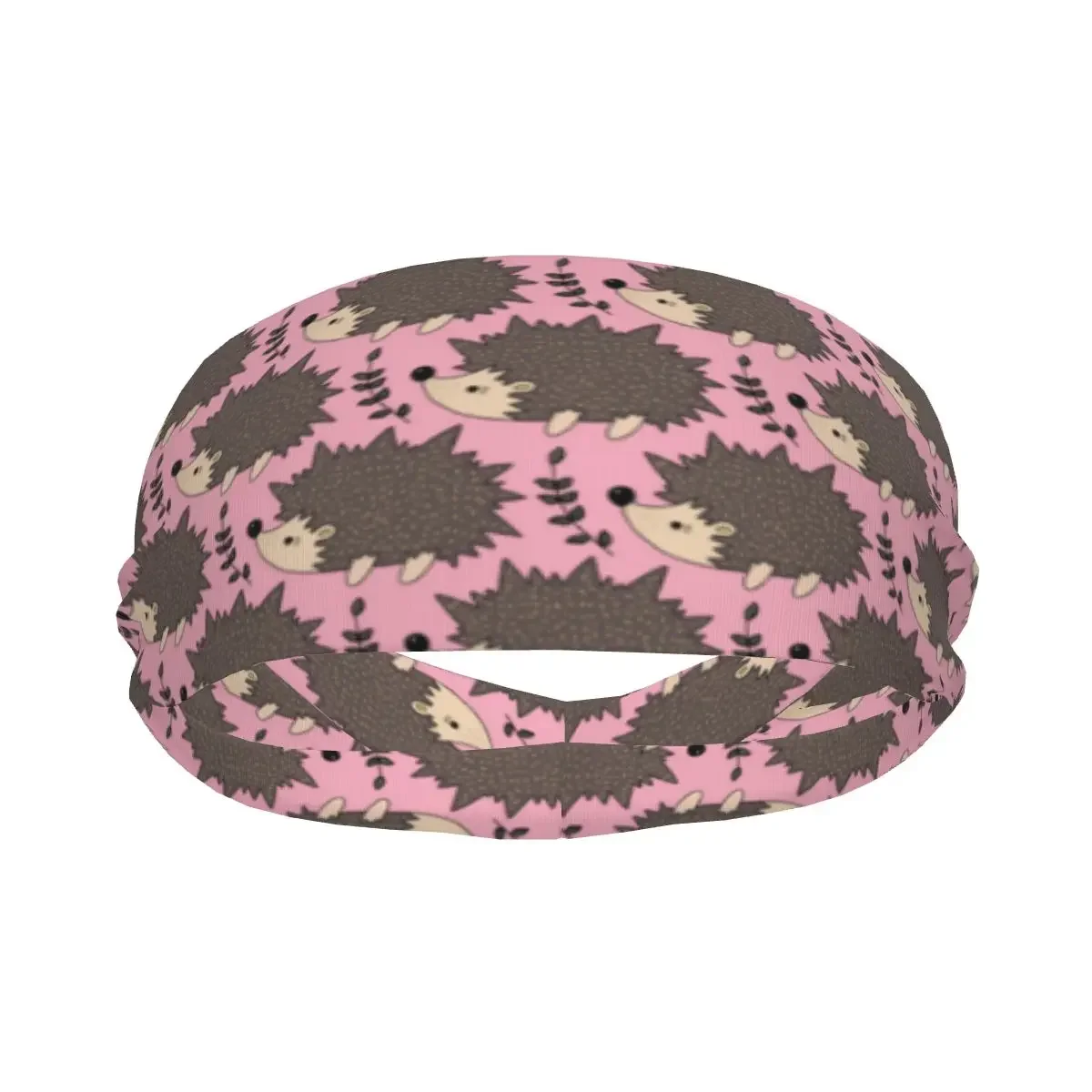 Sports Headband Portable Hair Band Cute Forest Hedgehogs Hair Wrap Brace Cycling Running Exercising Sweatband