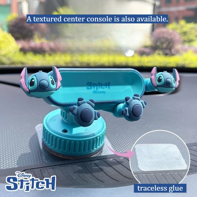 Stitch Cartoon Universal Auto-Handyhalterung mit Saugnapf, Navigationshalterung, Niedliche Auto-Accessoires, Deko, Mobiler GPS-Ständer