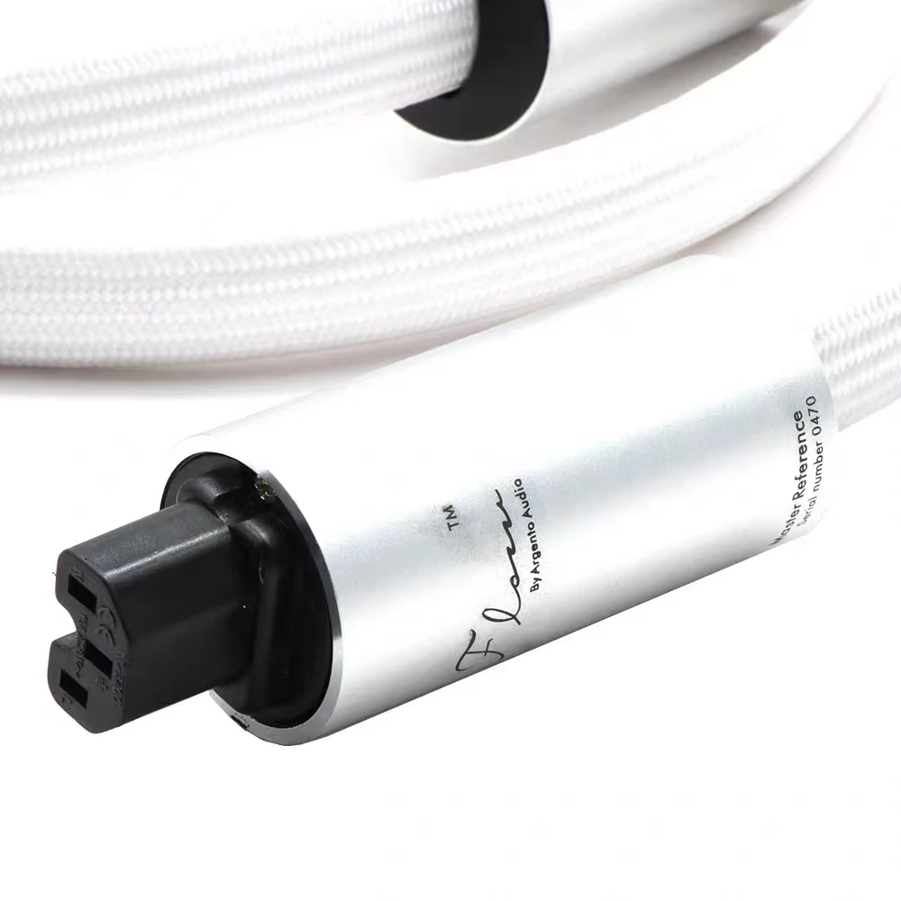 Hi-End Argento Master Flow US / EU version power AC power cord Amp CD player Audio power cables
