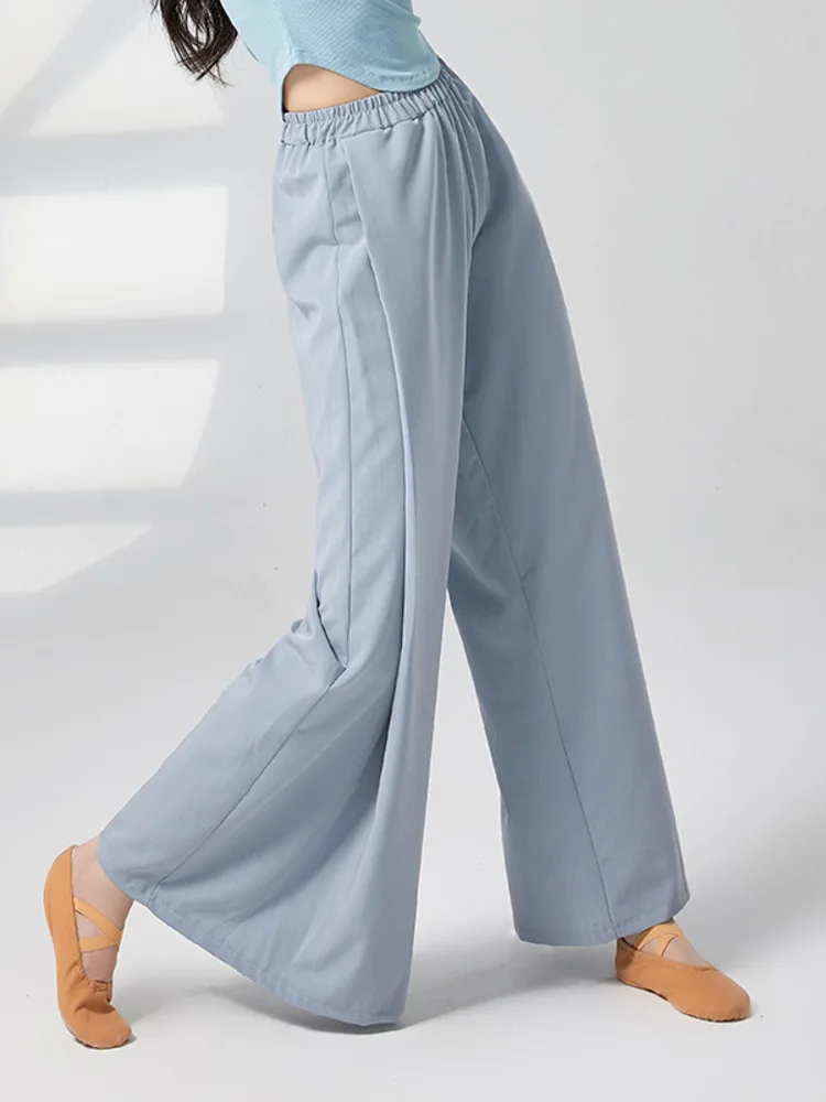 

Dance Performances Modern Woloose Fitting Straight Wide Leg Pants Daily Wear Classical Training Clothes Dance Pants