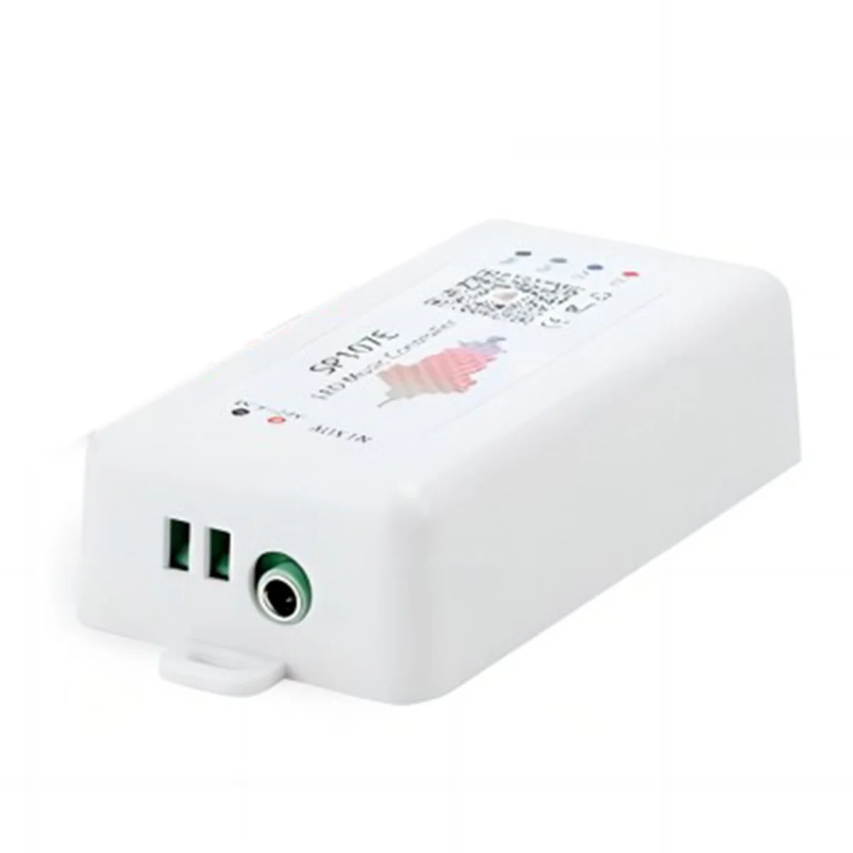 Controlador de música LED ABZV-SP107E DC5-24V con Control de música a todo Color SPI Compatible con Bluetooth inalámbrico por aplicación de teléfono