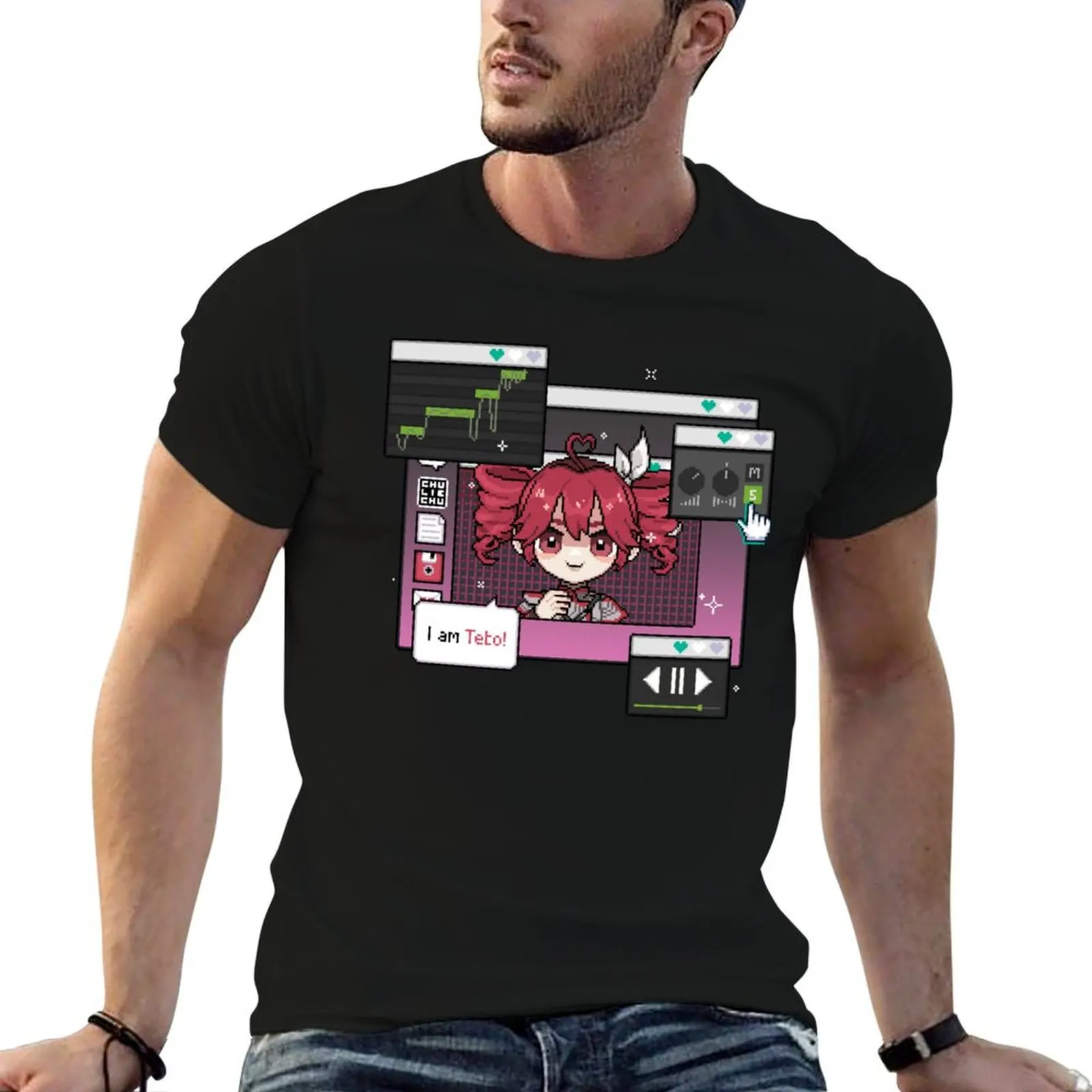Pixel Teto T-Shirt oversize t-shirts man luxury designer men clothes
