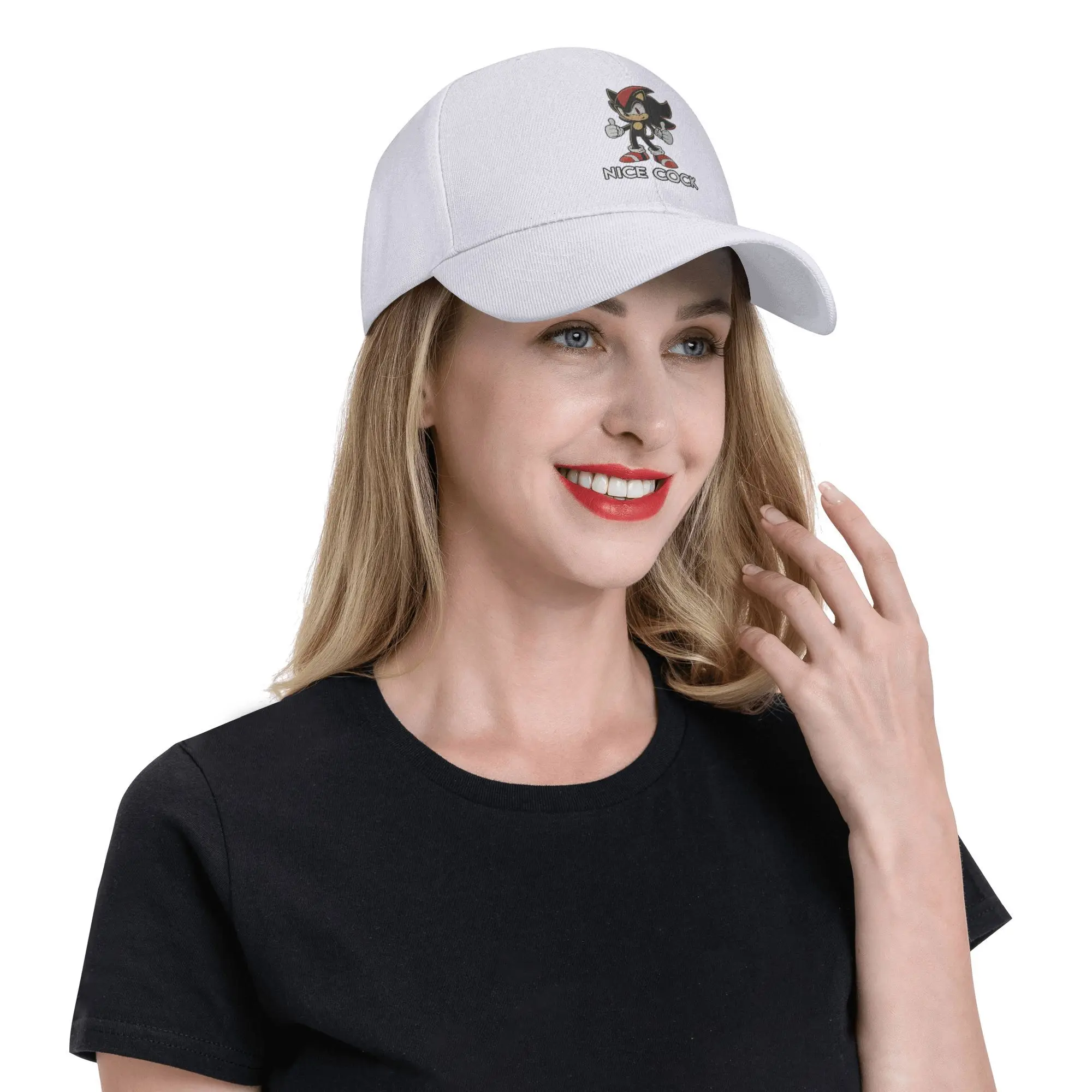 Unisex Baseball Hats Cock Shadow The Hedgehog Meme  Outdoor Streetwear Summer Sports Baseball Caps Hip Hop Cap Casquette Hats