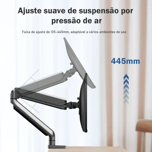 Articulated arm monitor, TV support, desktop Full Motion Monitor Holder Mount, mechanical spring arm, aluminum monitor support 10 Main Sales Articulated Braco Monitor - №2