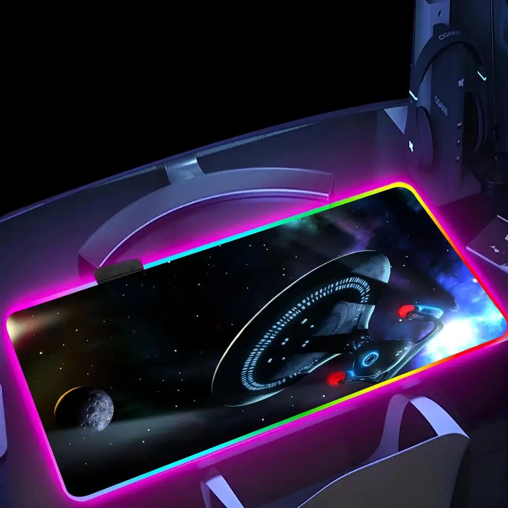 

G-Game P-player S-Stars T-Treks Mouse Pad RGB Pc Mouse valorant Pad Mousepad LED Glowing Mouse Mats Rubber Gaming Computer Mause