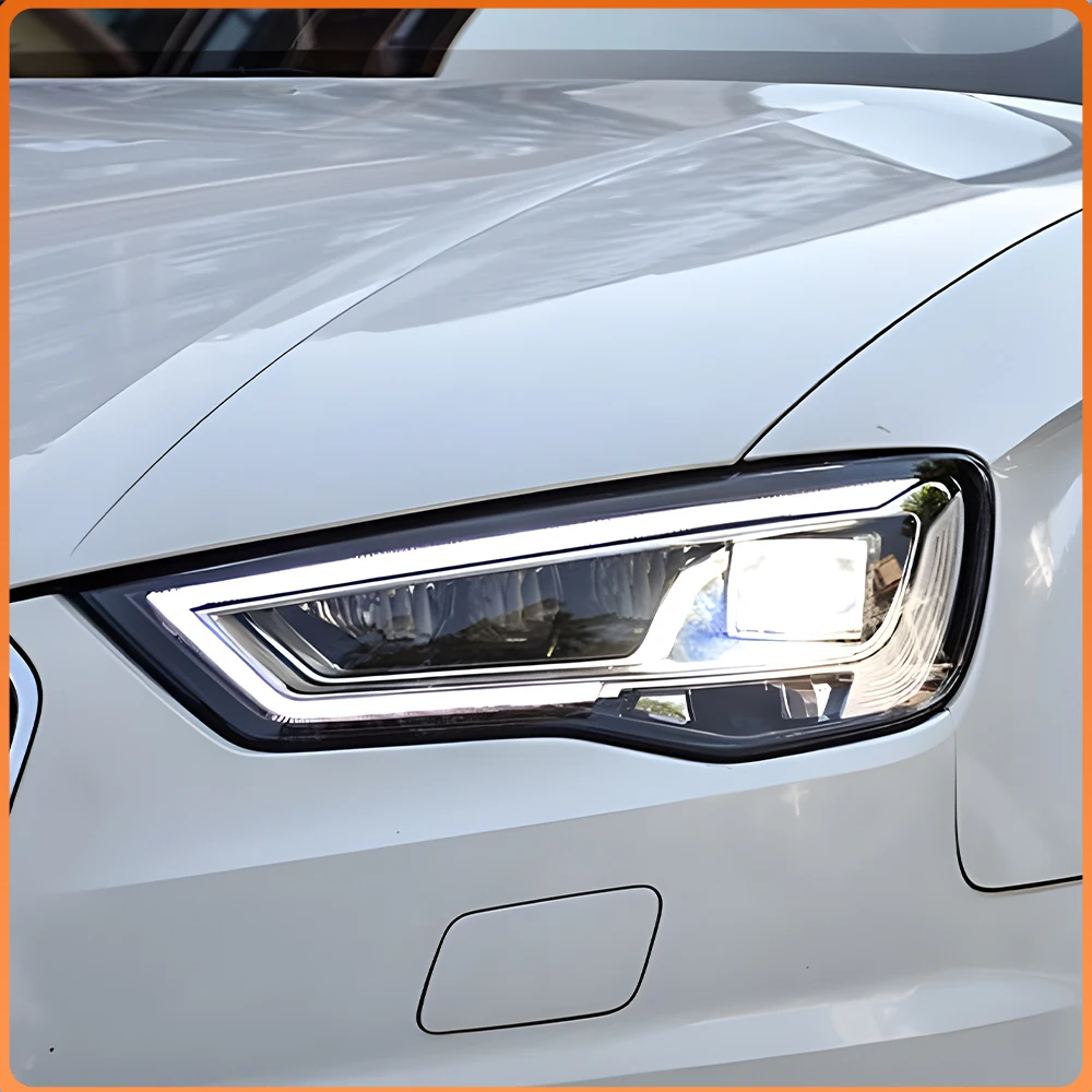 

Для Audi A3 2013-2016: Высококачественные модернизированные светодиодные фары с проекционными линзами, комплект Plug and Play, аксессуары для передних фар автомобиля