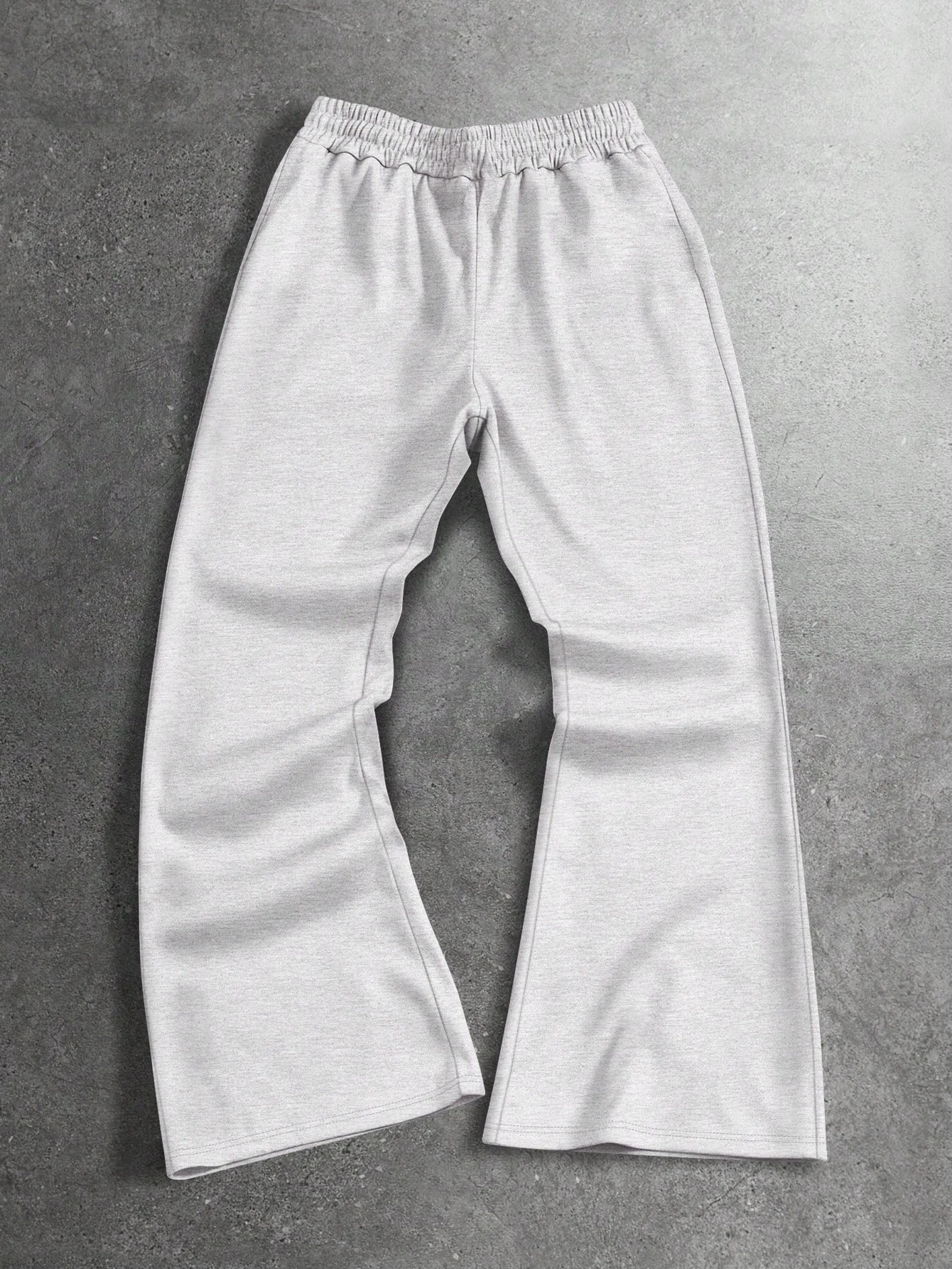 Men's Streetwear Angel Letter Print Drawstring Waist Casual Sports Pants All-Season Pure Cotton Streetwear Trousers