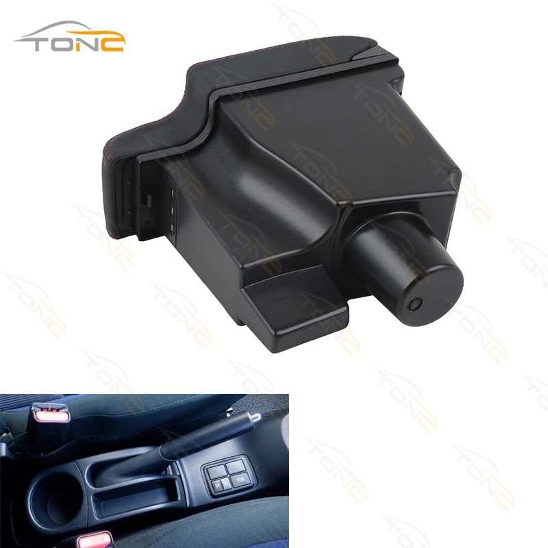 For Toyota Aqua Armrest For 2011~2020 Toyota Aqua Car Armrest Box Internal Modification USB Charging Car Accessories Storage Box