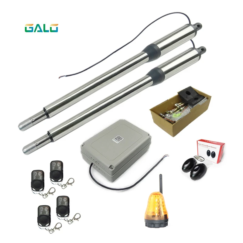 

Stainless Automatic Gate Opener For Gates GALO PKM-101 Up To16 Feet Long And 650 Pounds For Dual Swing Gate