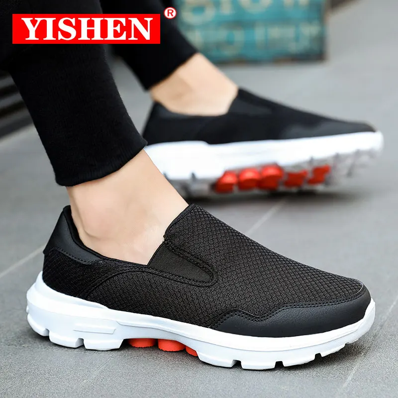 YISHEN Casual Shoes Men\'s Sneakers Breathable Running Shoes Unisex Comfortable Classic Slip On Couple Sneakers Tenis Masculino