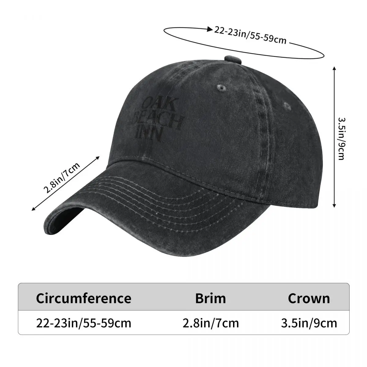 Oak Beach Inn Baseball Cap Hip Hop Luxury Man Hat Anime Hat Bobble Hat Caps For Women Men's