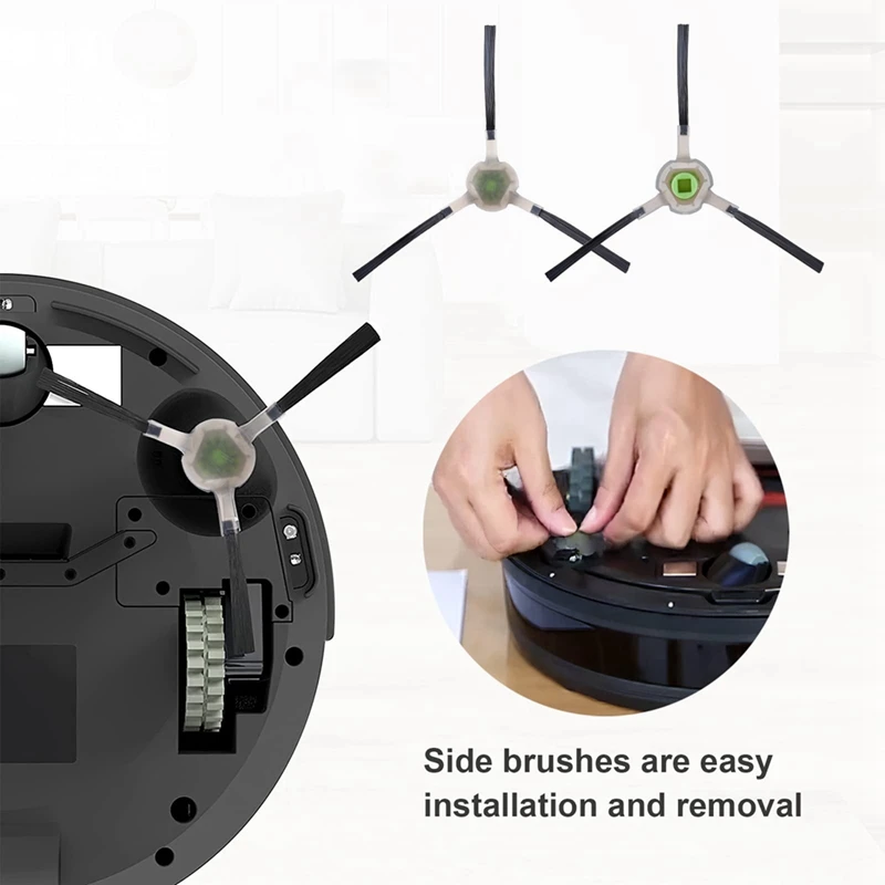 قطع غيار قماش ممسحة فرشاة جانبية لليسار ، M201 ، T800 ، U180 ، F1 ، T700 ، M520 ، M571 ، M301 ، فلتر Hepa