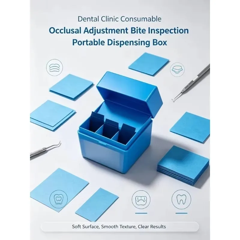 Dental Articulating Paper Occlusion Test Paper Soft Smooth Surface Clear Marks Dental Consumables For Clinic Occlusal Adjustment